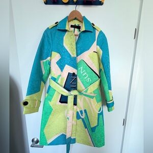 Colorful Trench Coat